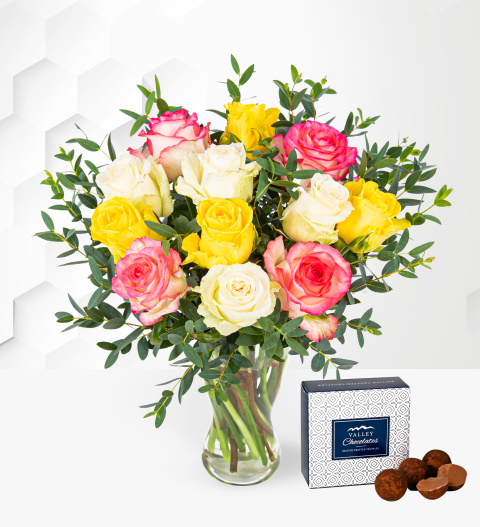 Divine Roses - Roses Bouquet - Luxury Roses - Send Flowers - Flower Delivery - Next Day Flowers