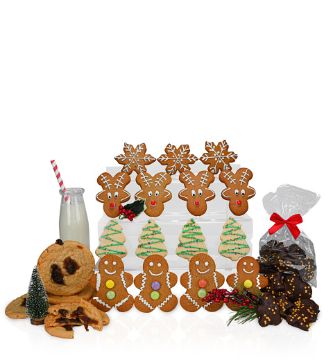 Festive Cookies And Biscuits - Cookie Delivery - Cookie Gifts - Biscuit Delivery - Christmas Cookie Gifts - Cookie Hampers - Cookie Cake Delivery