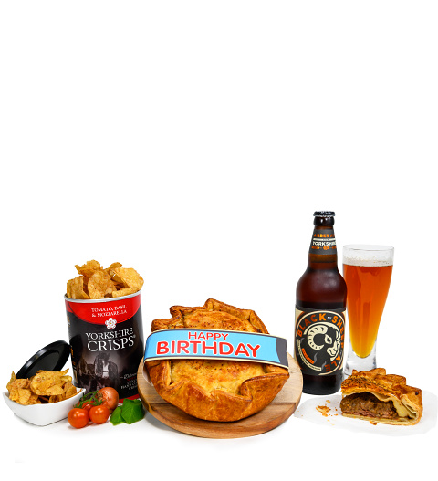 Happy Birthday BeerandPie - Pie Gifts - Pie Gift Delivery - Pie Hampers - Pie And Beer Gifts - Pie Hamper Delivery