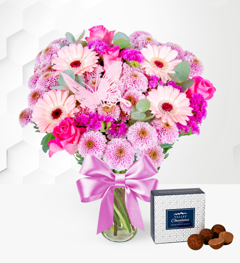 November Birthday Bouquet - Free Chocs - Birthday Flowers - Birthday Flower Delivery - Flower Delivery - Flowers By Post