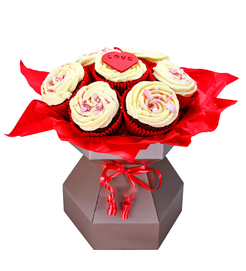 Anniversary Cupcake Bouquet - Cupcake Delivery - Send Cupcakes - Send Cupcakes Online - Cupcake Gifts