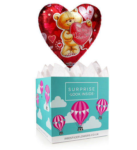 Valentine Balloon - Balloon In A Box Gifts - Valentines Day Balloon Gifts - Valentines Day Balloons - Valentines Gifts