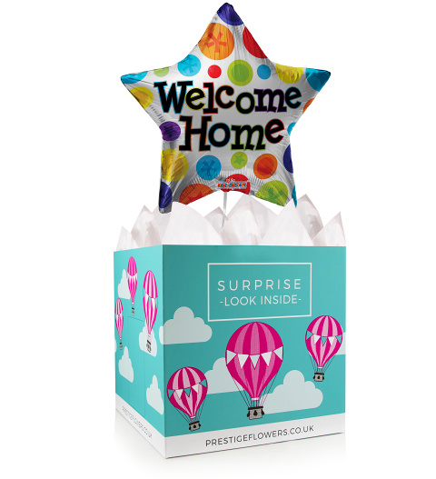 Welcome Home Balloon - Balloon In A Box Gifts - Balloon Gifts - Balloon Gift Delivery - Welcome Home Gifts