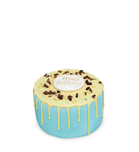 Blue Birthday Cake - Birthday Cake Delivery - Birthday Cake Online - Order Cake Online - Send Birthday Cake - Next Day Cake Delivery