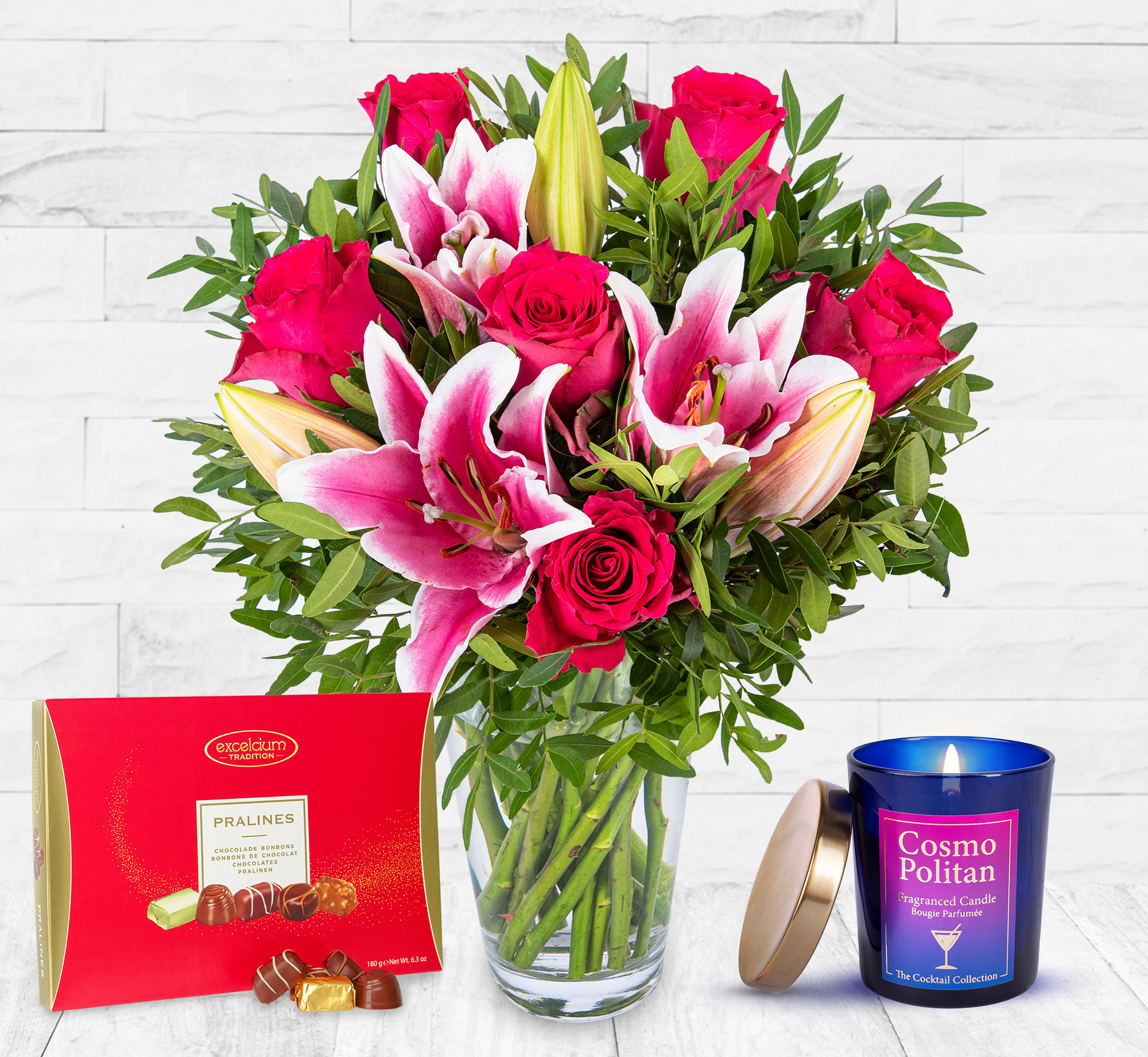 Roses And Lilies Gift