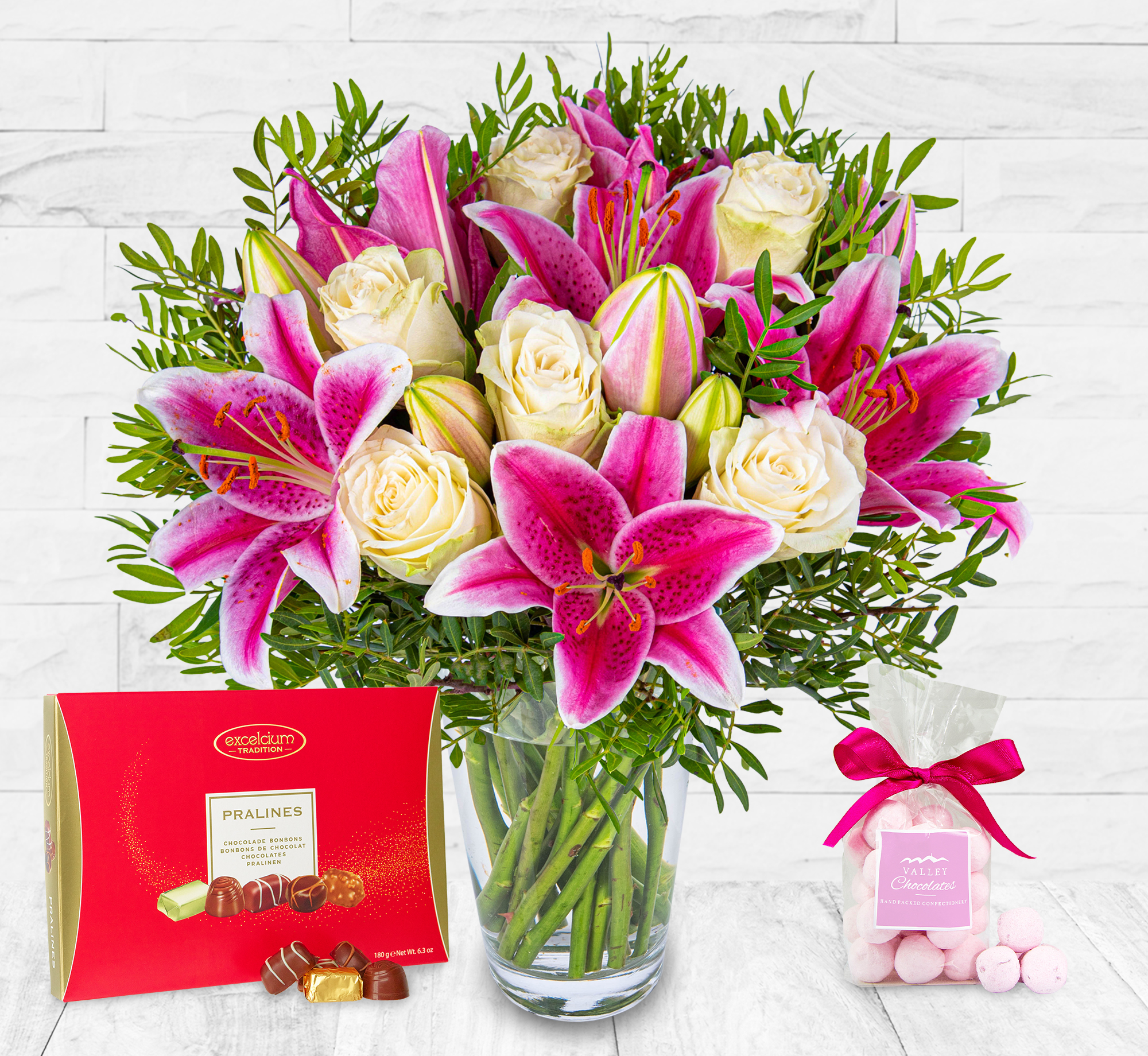 Classic Roses And Lilies Bonbon