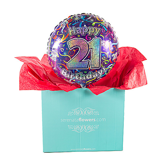 21st Birthday Balloon Gift