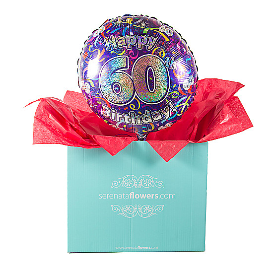 60th Birthday Balloon Gift