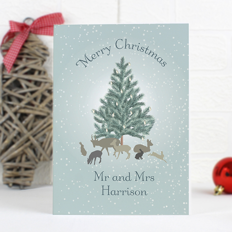 Personalised A Winters Night Card