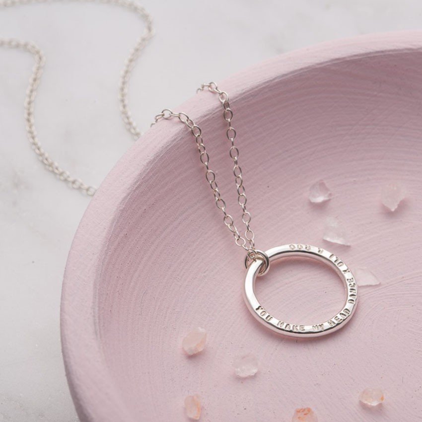 Personalised Circle Necklace
