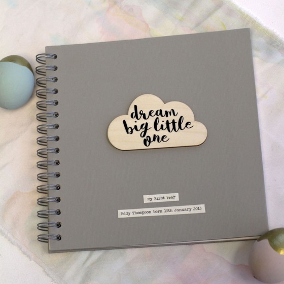 Personalised Cloud Quote Memory Book