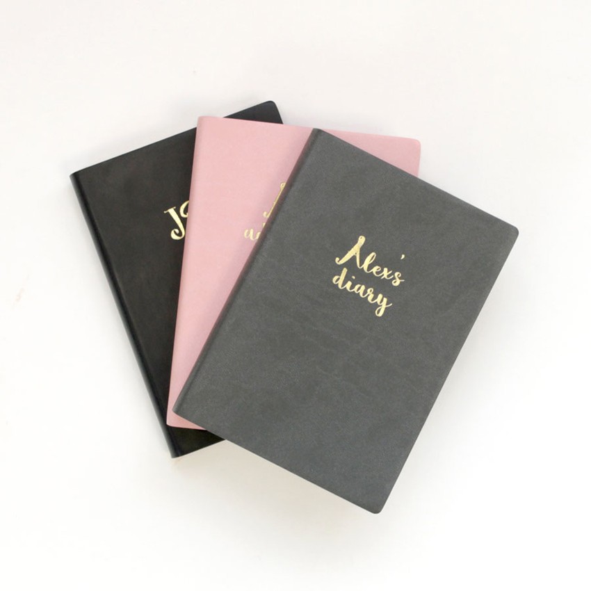 Personalised Pu Leather Diary