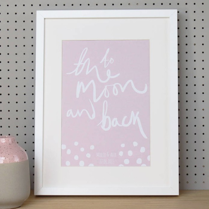 Personalised to The MoonandBack Framed Print