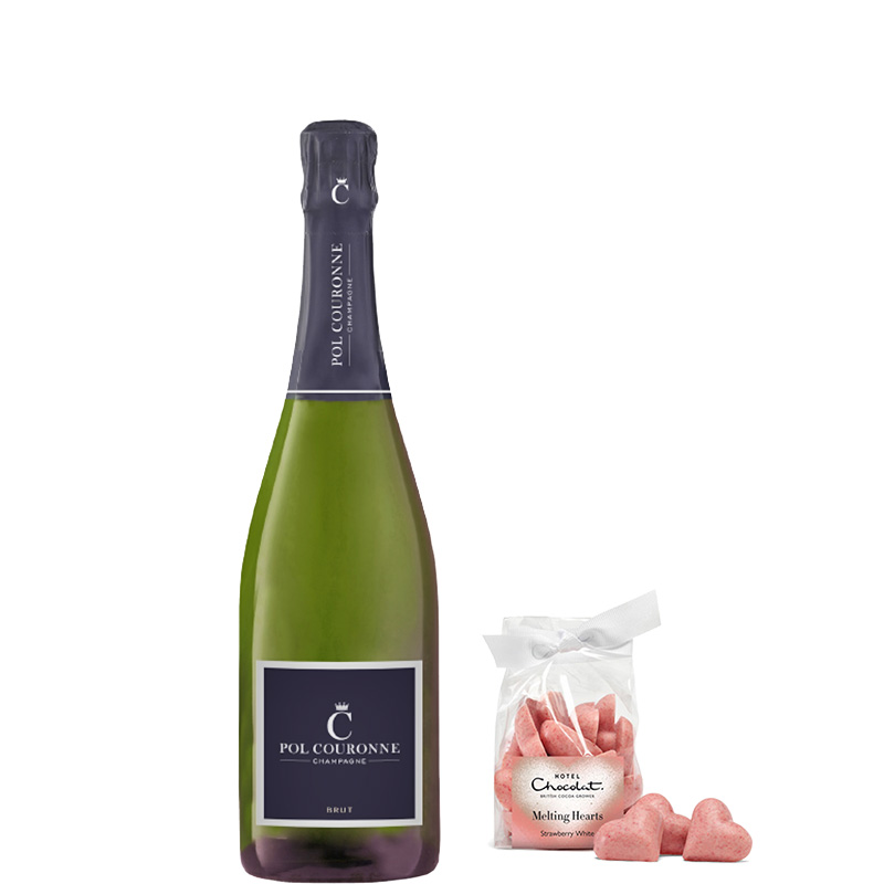 Pol Couronne Champagne And Hotel Chocolat Gift Set